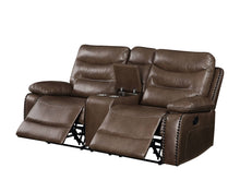 Load image into Gallery viewer, Aashi - Leather Gel Match Recliner Loveseat - Brown
