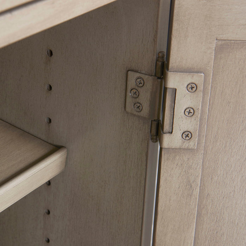 Dauphin - Handpainted Entryway Storage Cabinet - Gray