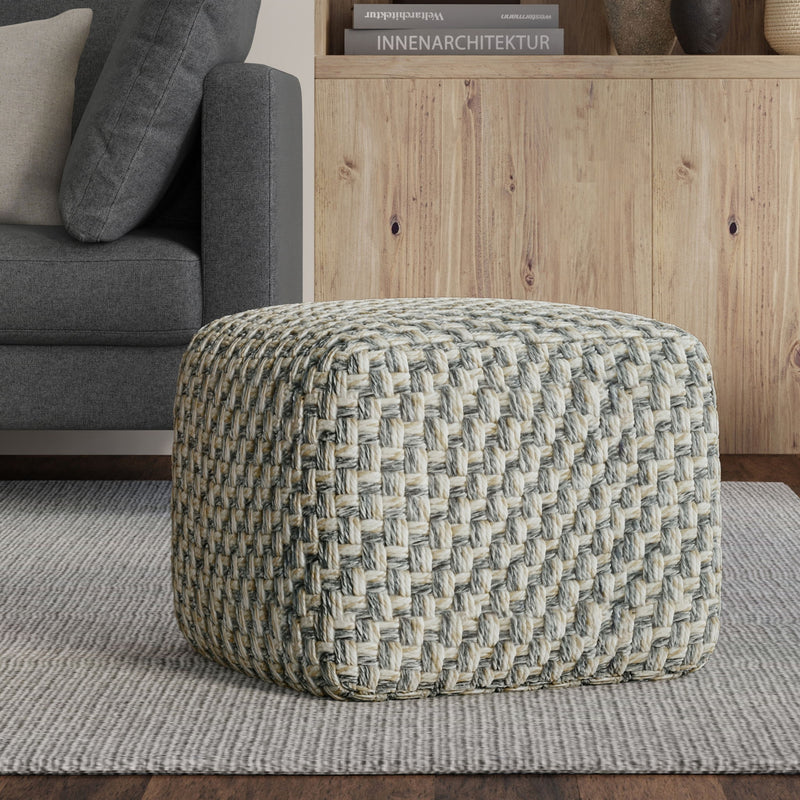 Beatrix - Square Pouf - Multi