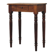 Load image into Gallery viewer, Turned Leg Writing Desk - Chestnut
