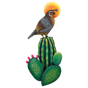 Cactus Quail Wall Decor