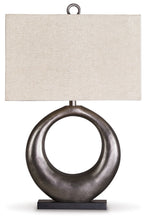 Load image into Gallery viewer, Saria - Metal Table Lamp  - Antique Silver Finish
