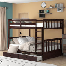 Load image into Gallery viewer, Bunk Bed With Ladders And 2 Storage Drawers
