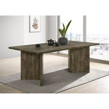 Load image into Gallery viewer, Roman - Rectangular Double V Leg Dining Table - Brown
