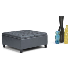 Load image into Gallery viewer, Harrison - Upholstered Coffee Table Storage Ottoman
