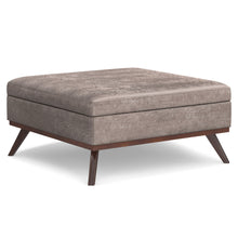 Load image into Gallery viewer, Owen - Multifunctional Square Coffee Table Storage Ottoman
