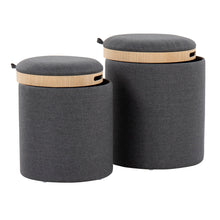 Load image into Gallery viewer, Tray - Contemporary Nesting Ottoman Set
