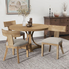 Load image into Gallery viewer, Contemporary Fabric Upholstered Side Dining Chairs Set With Curved Back
