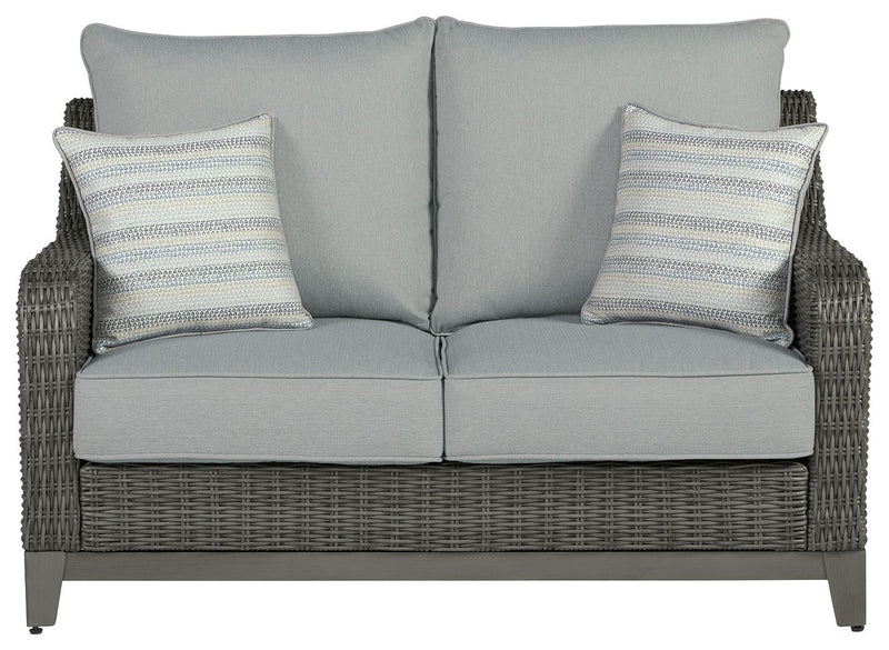Elite Park - Loveseat With Cushion - Gray