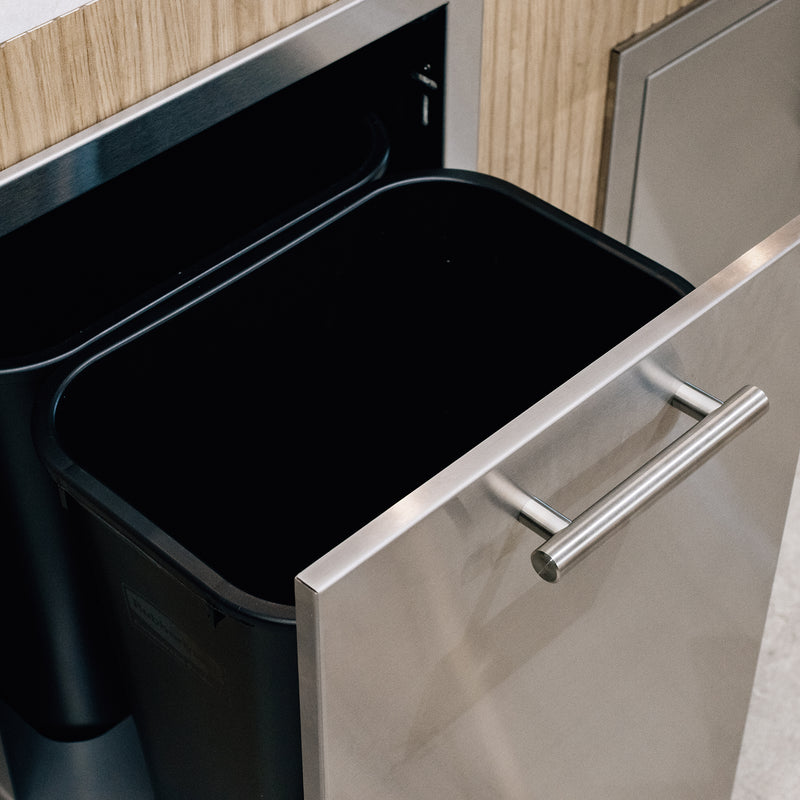 Summerset 20" Trash & Recycling 2-Bin Pullout Drawer