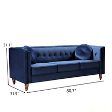 Load image into Gallery viewer, Chesterfield Sofa With Square Arms For Living Room
