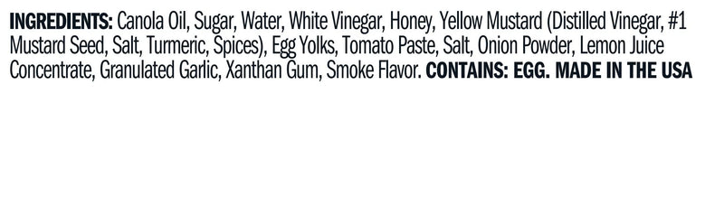 Honey BBQ Aioli Garnishing Squeeze