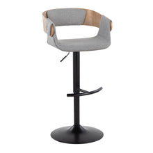 Load image into Gallery viewer, Elisa - Mid Century Modern Adjustable Barstool With Swivel &amp; Rounded T Footrest (Set of 2)
