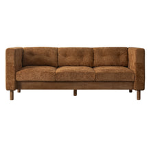 Load image into Gallery viewer, 3 Seater Sofa With Square Arms, Tufted Pillow Back For Living Room

