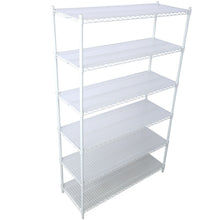 Load image into Gallery viewer, 6 Tier 6000Lbs Capacity Nsf Metal Shelf Wire Shelving Unit, Heavy Duty Adjustable Storage Rack With Wheels &amp; Shelf Liners For Commercial Grade Utility Steel Storage Rack
