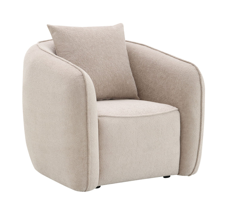 Keith - Chair With 1 Matching Color Toss Pillows