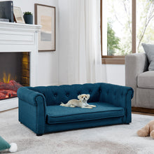 Load image into Gallery viewer, Modern Elegant Rectangle Pet Bed, Durable Elevated Dog Sofa
