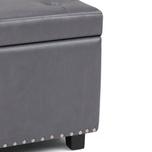 Load image into Gallery viewer, Hamilton - Upholstered Storage Ottoman
