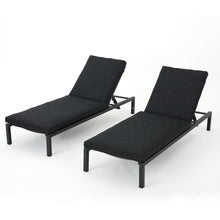 Load image into Gallery viewer, Modern Chaise Lounge With Wate Resistant Fabric Cushions
