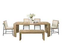 Load image into Gallery viewer, Magnus - 6 Piece Extendable Rectangular Dining Table Set With Dining Bench - Oak
