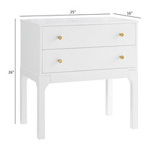 Load image into Gallery viewer, Alonso - 2 Drawer Nightstand - White
