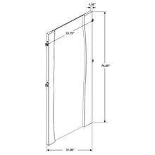 Load image into Gallery viewer, Beverly - Floor Mirror With Live Edge Design - Walnut
