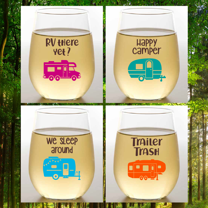 Wine-Oh! - RV THERE YET? Shatterproof Wine Glasses