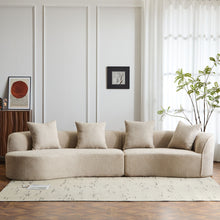Load image into Gallery viewer, Elegant Curved Sectional Sofa With Full Foam Comfort
