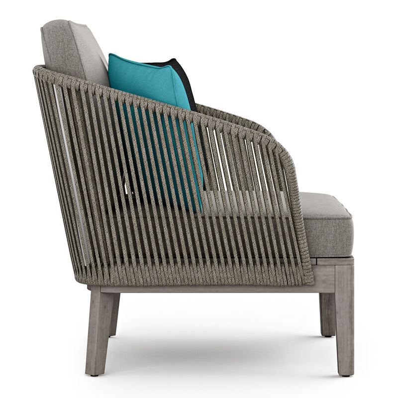Carmel - Outdoor Conversation Chair - Gray