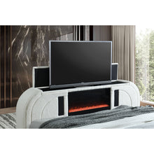 Load image into Gallery viewer, Shelyn - Bed With LED, TV Stand, Fireplace &amp; Bluetooth
