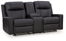 Load image into Gallery viewer, Mackmenville - Double Reclining Loveseat With Console
