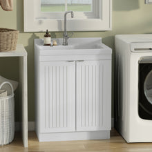 Load image into Gallery viewer, Murphy - Laundry Cabinet &amp; Faucet And Stainless Steel Sink
