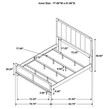 Load image into Gallery viewer, Harbington - Panel Bed
