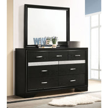 Load image into Gallery viewer, Annie - 7 Drawer Dresser With Mirror - Black

