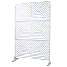 Load image into Gallery viewer, Freestanding Outdoor &amp; Indoor Freestanding Metal Privacy Screen
