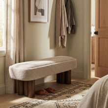 Load image into Gallery viewer, Chic Indoor Upholstered Dining Bench

