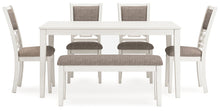 Load image into Gallery viewer, Erinberg - Dining Room Table Set (Set of 6) - Antique White
