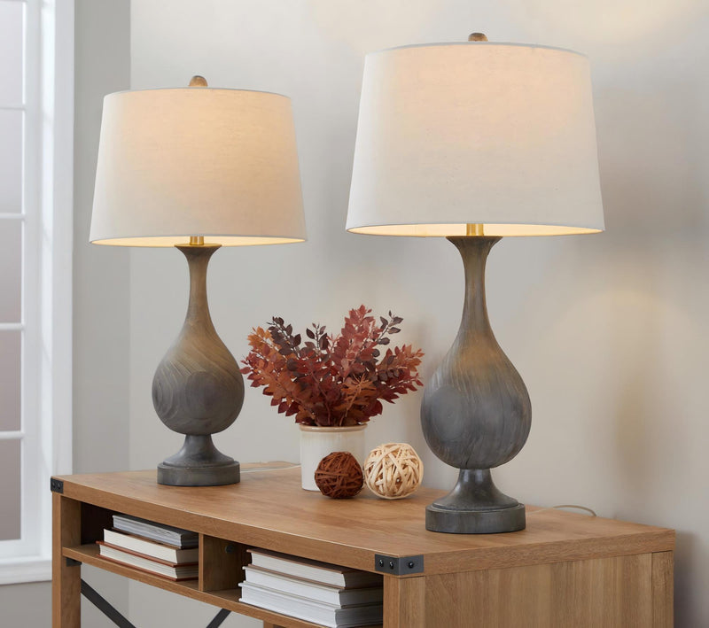 Cipolla Poly - Farmhouse Table Lamp (Set of 2)