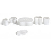 Load image into Gallery viewer, Elegant Natural Marble Bathroom Accessories Set
