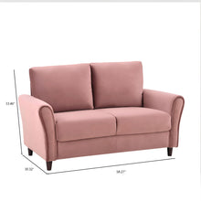 Load image into Gallery viewer, Patricia - Curved Arm Loveseat Sofa
