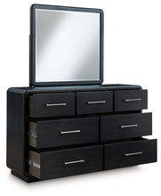 Load image into Gallery viewer, Rowanbeck - Dresser And Mirror - Black
