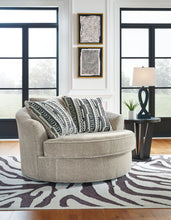 Load image into Gallery viewer, Calnita - Oversized Swivel Accent Chair - Sisal
