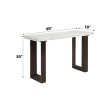 Load image into Gallery viewer, Edwyn - Natural Marble Top End Table
