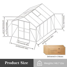 Load image into Gallery viewer, Gain Height Windproof house All Season Outdoor Garden Shelter

