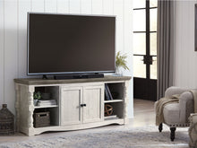 Load image into Gallery viewer, Havalance - Extra Large TV Stand - 2 Doors - Brown / Beige
