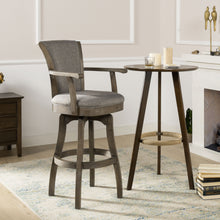 Load image into Gallery viewer, Williams - Swivel Bar Stool With Armrests
