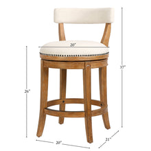 Load image into Gallery viewer, Stool &amp; Upholstered Seat And Back
