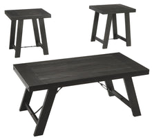 Load image into Gallery viewer, Noorbrook - Occasional Table Set (Set of 3) - Black / Pewter

