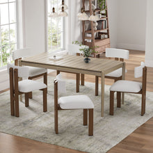 Load image into Gallery viewer, Modern Upholstered Armless Dining Chairs With Metal Legs
