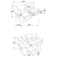Load image into Gallery viewer, Brazelton - Pillow Top Arm Motion Living Room Set
